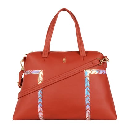 PURPY E ZIBA RED TOTE