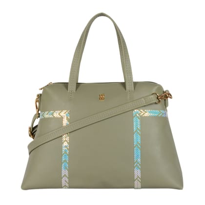 PURPY E ASHLYN MINTGREEN TOTE