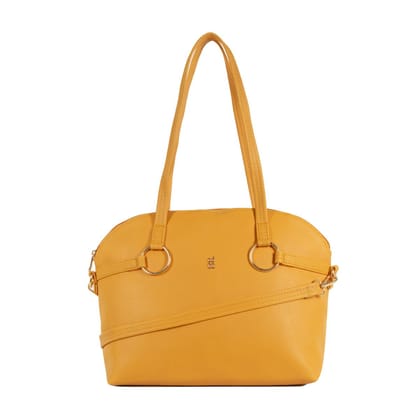 LXE CORA E ASHLYN CHROME YELLOW TOTE