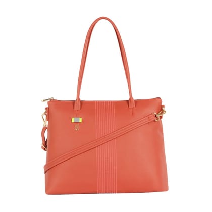 LXE FLURO E ZIBA RED TOTE