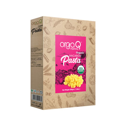 Orgaq Organicky Organic Macroni Pasta Healthy and Delicious for Snacks