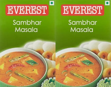 Everest Spices | Sambhar Masala Powder | 100 Gm Each | Pack of 2| 200 Gm Pack