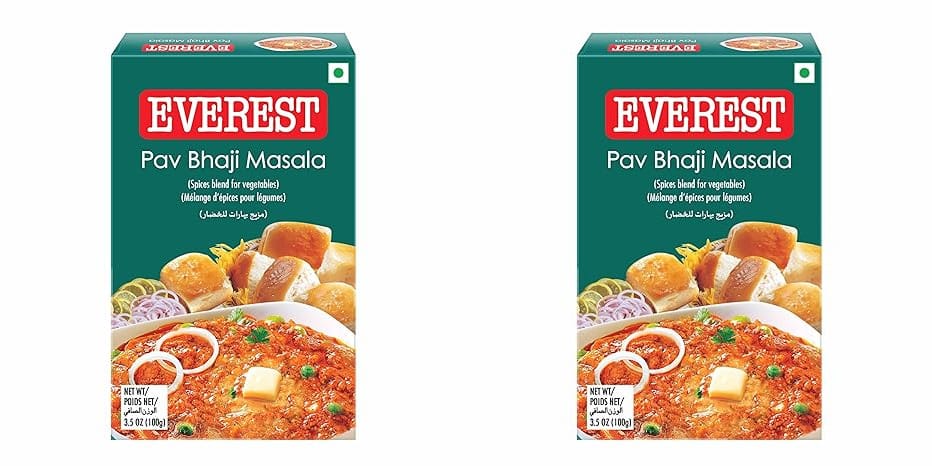 Everest Spices | Pav Bhaji Masala Powder | 100 Gm Each | Pack of 2| 200 Gm Pack