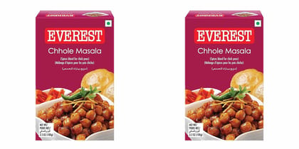 Everest Spices | Chhole Masala Powder | 100 Gm Each | Pack of 2| 200 Gm Pack