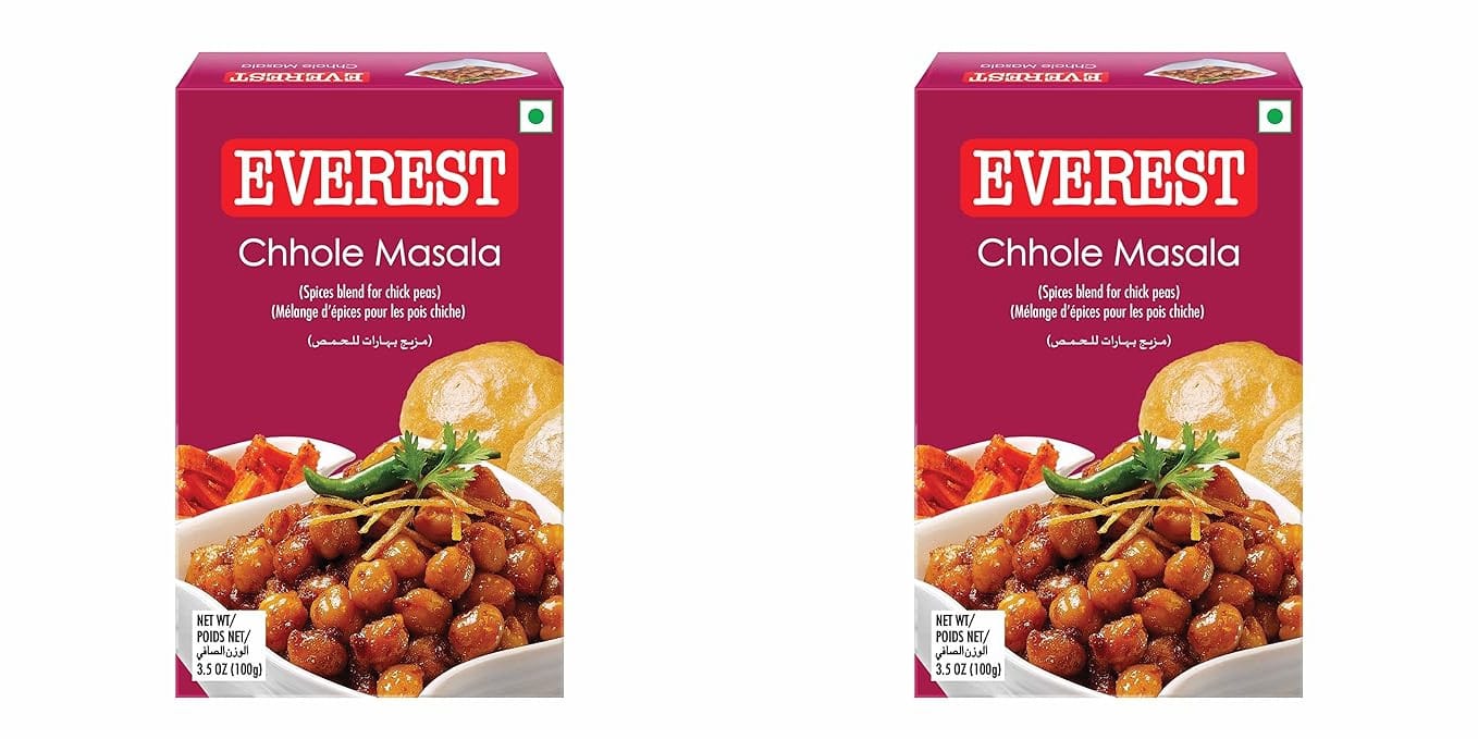 Everest Spices | Chhole Masala Powder | 100 Gm Each | Pack of 2| 200 Gm Pack