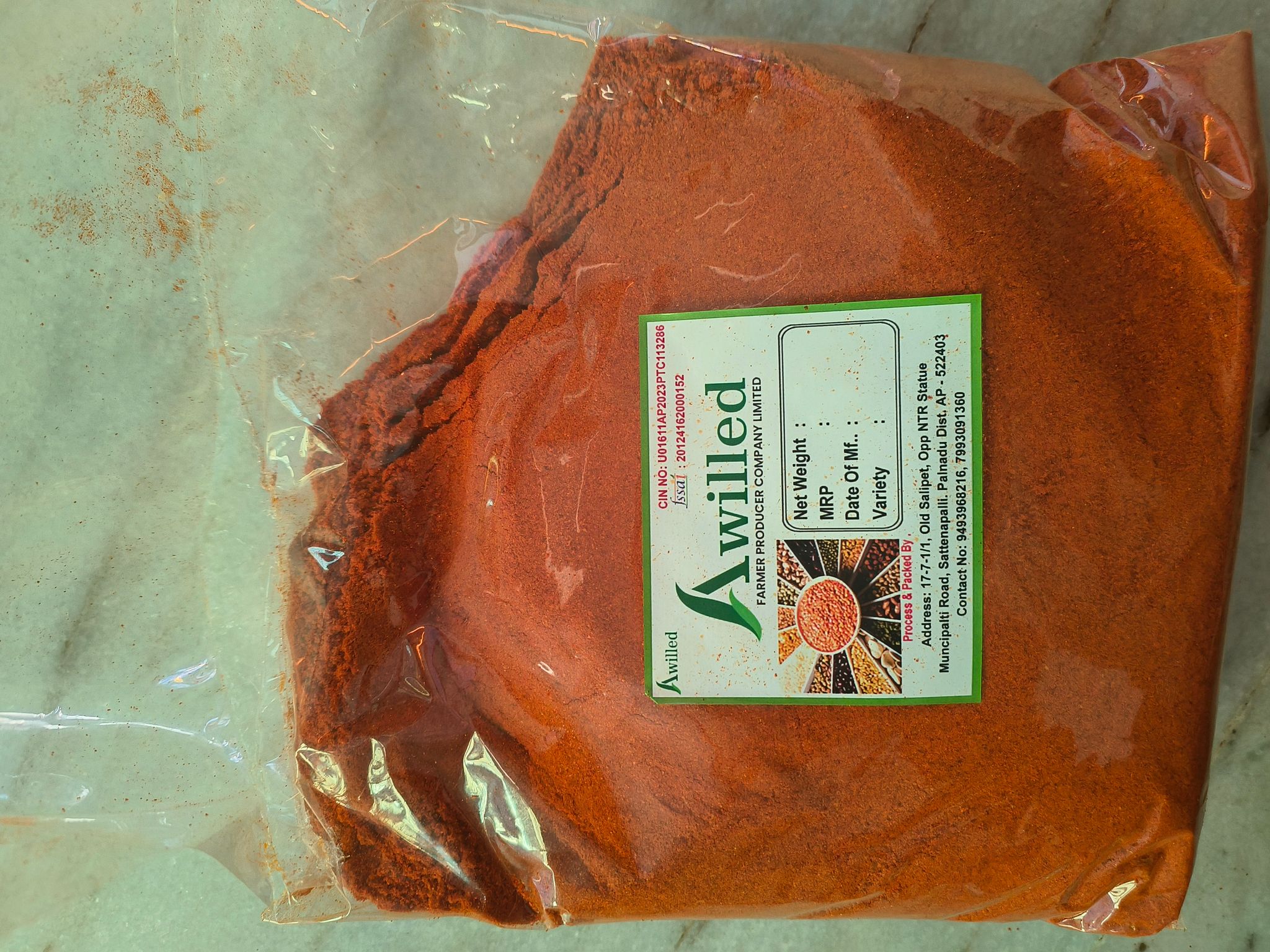 RED CHILLI POWDER FULLY ORGANIC