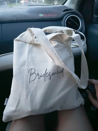 Bride & Bridesmaids Tote - Woven Cotton