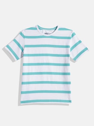 Boys Striped Round Neck T-shirt