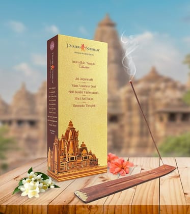 JPSR Incredible Temple Premium Incense Sticks Gift Box - Set of 5