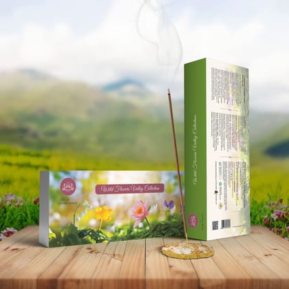 JPSR Wild Flower Valley Collection Premium Incense Sticks