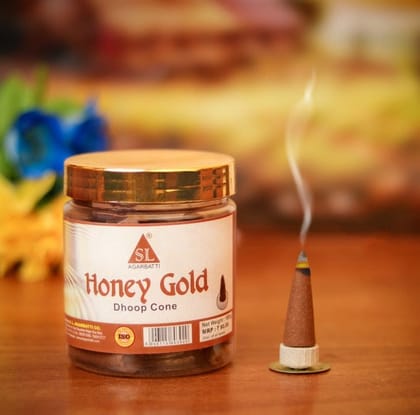 Honey Gold Dhoop Cone