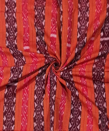 2.5m Multicolour Nuapatna Handwoven Ikat Shirting Materials