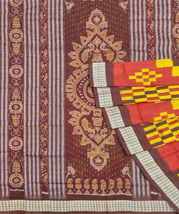 Multicolour Handwoven Sambalpuri Mix Silk Saree