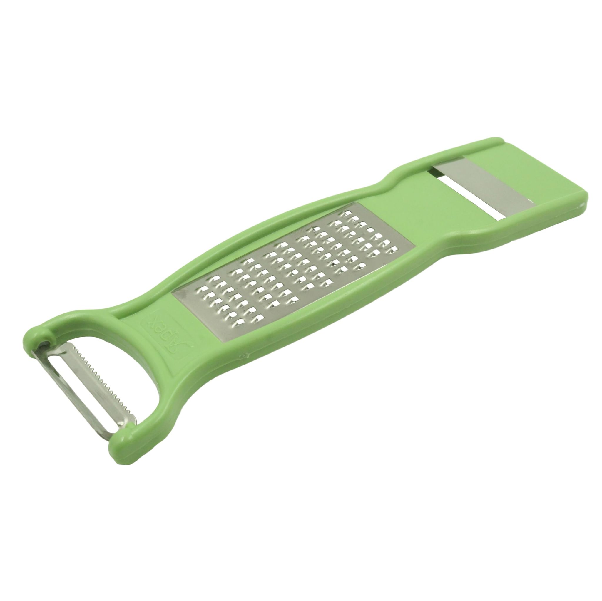 Humaira 3-in-1 Peeler, Grater, Slicer for Vegetables and Fruits - Durable Stainless Steel Parts, Compact Design, Lightweight, Easy to Use