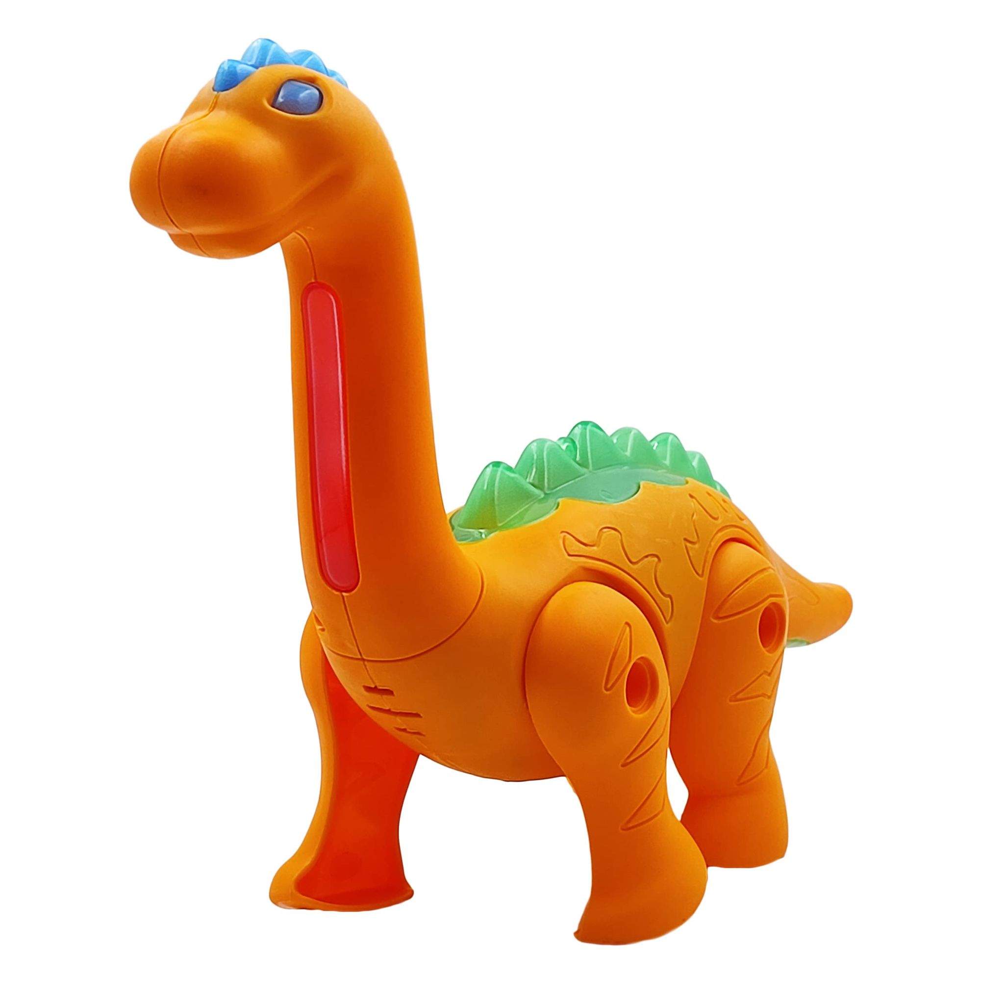 Humaira Pet Electric Brachiosaurus Dinosaur Toy with Walking, Lights, and Music for Kids