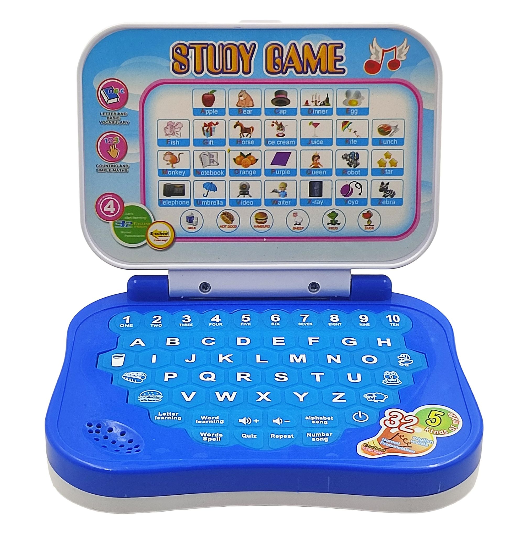 Humaira Study Mini Game Educational Laptop with Fun Learning Games Activity for Kids Children