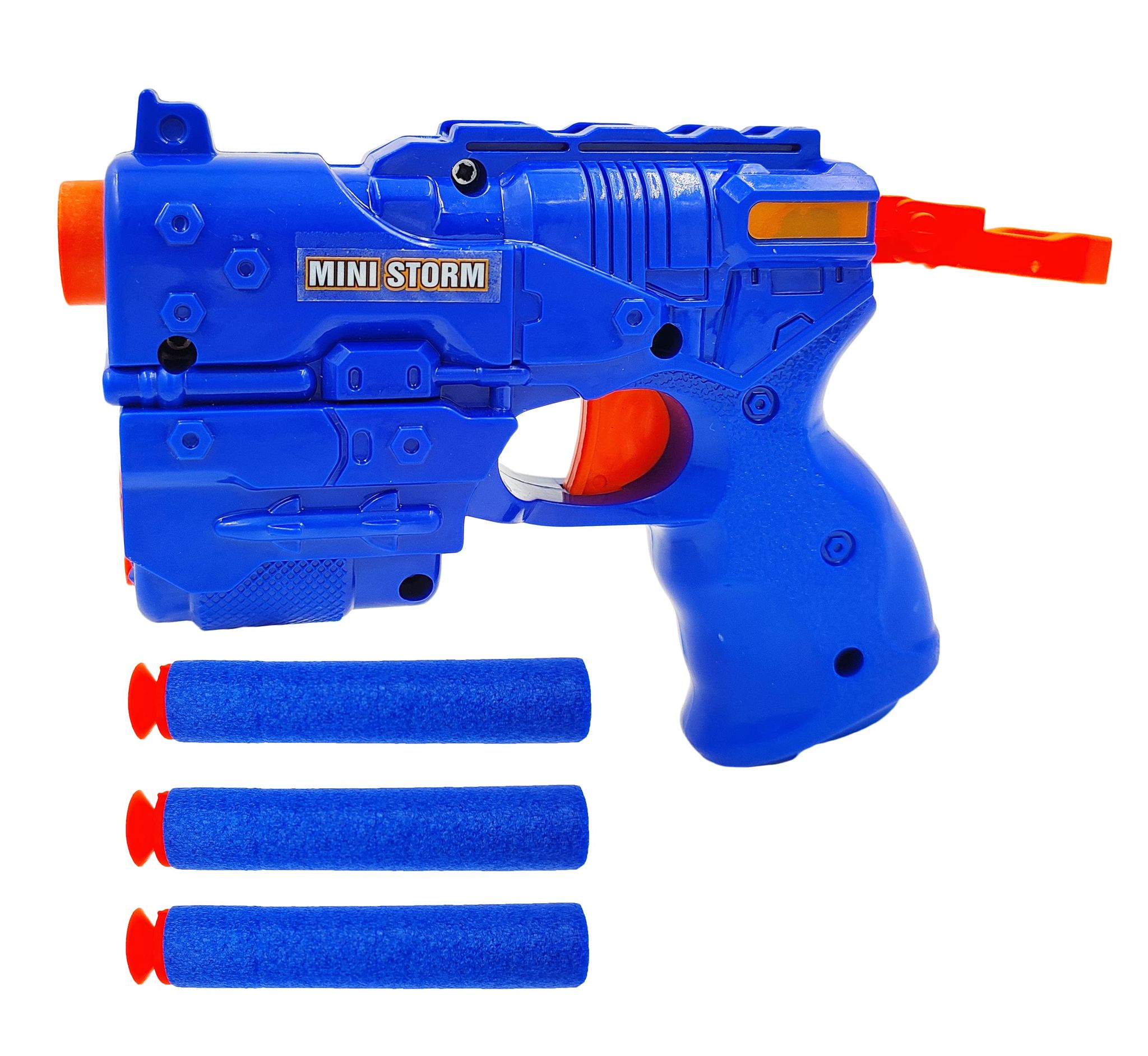 Humaira Mini Blaze Storm Foam Blaster Gun Toy, Safe and Long Range Gun with 3 Pcs Soft Bullets for Kids Boys