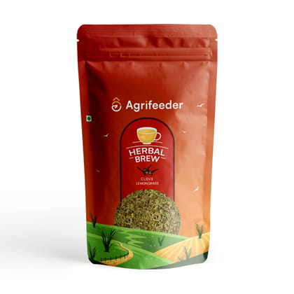 Agrifeeder Lemongrass Herbal Brew - Clove Flavour 50gm Pouch