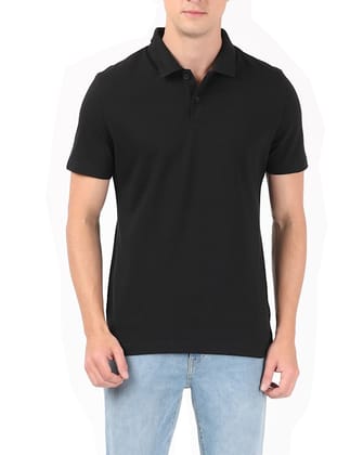 Men's Regular Fit Polo Neck Half Sleeve Solid Casual T-Shirt | Polo T-Shirt for Men