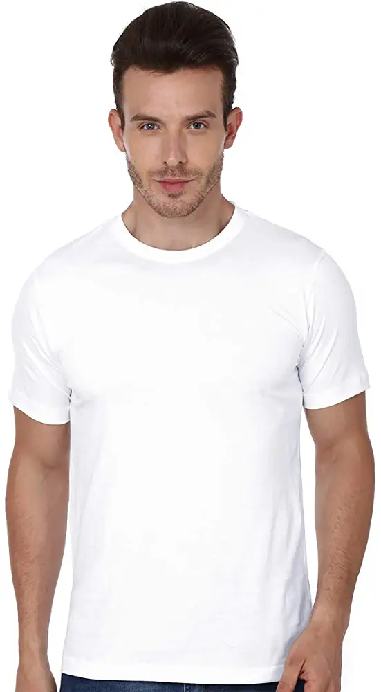 Manmauzee Cotton White T shirts