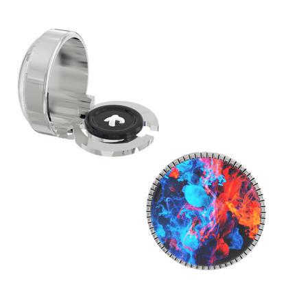 The Smart Buttons - Shirt Button Cover Cufflinks for Men - FluidFusion