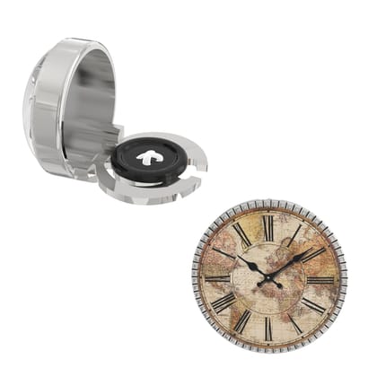 The Smart Buttons -  Shirt Button Cover Cufflinks for Men - Antique Clock Style