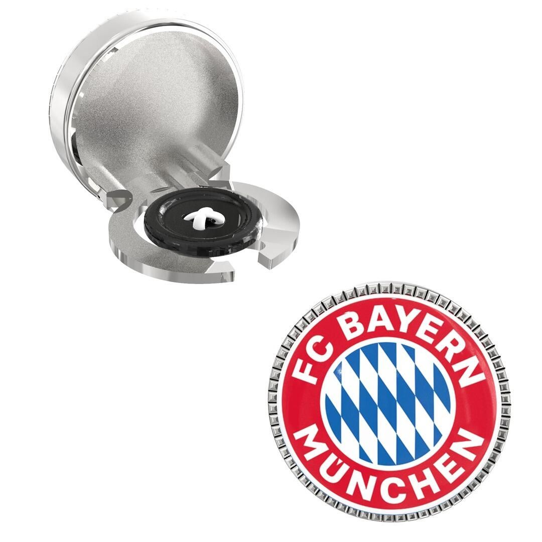 The Smart Buttons -  Shirt Button Cover Cufflinks for Men - FC Bayern Munich Style