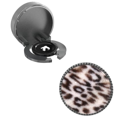 The Smart Buttons -  Shirt Button Cover Cufflinks for Men - Leopard Skin Style