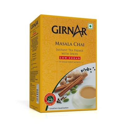 Girnar Instant Premix With Masala (10 Sachets Low Sugar)