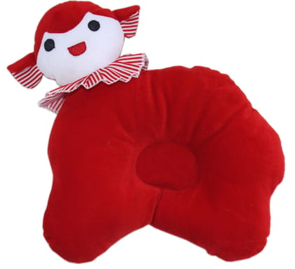 Amardeep Baby Stuffed Toy Red Goat Baby Pillow 28 * 29cms