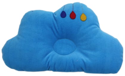 Amardeep Baby Stuffed Toy Blue Cloud Baby Pillow 34 * 22cms