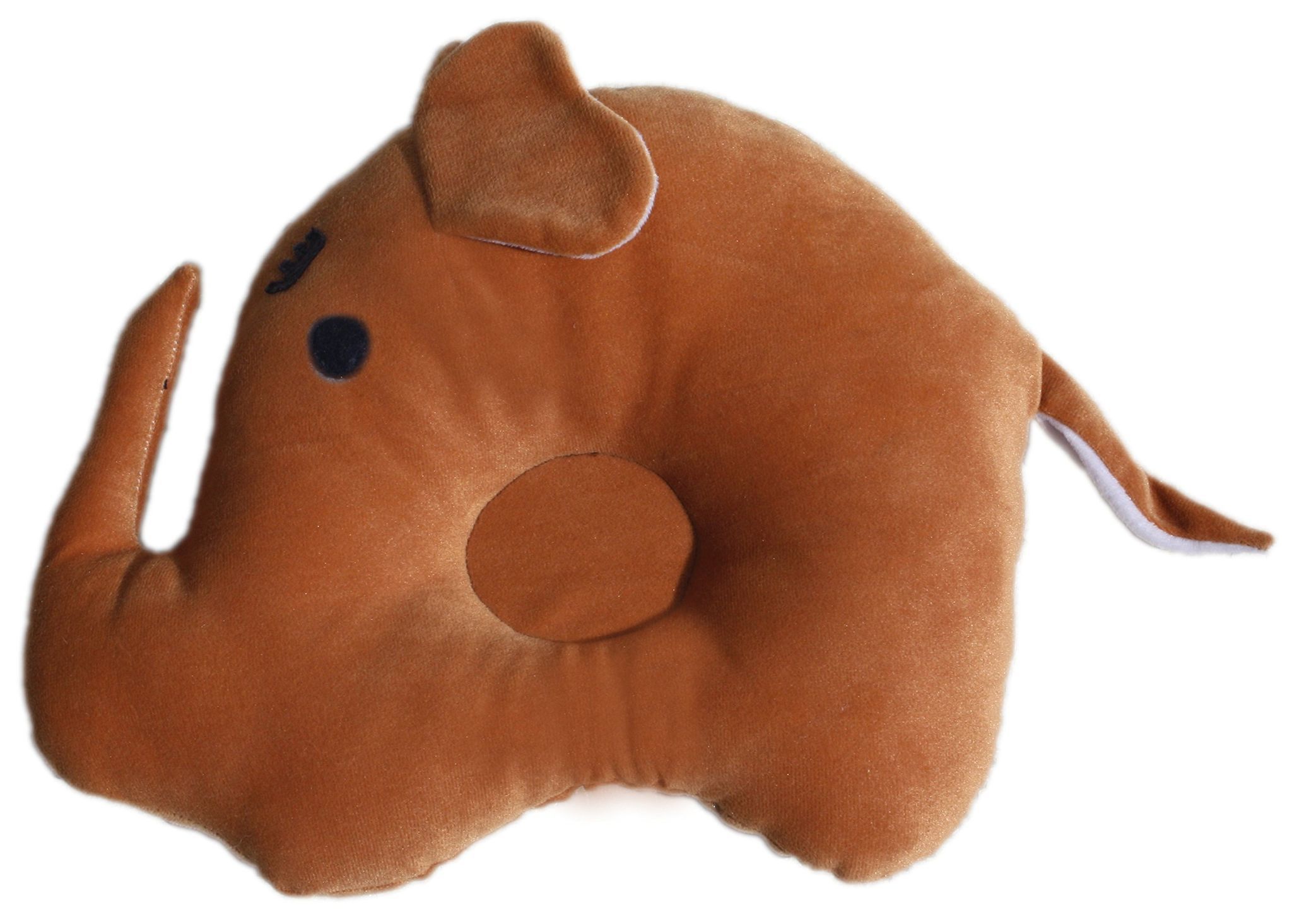 Amardeep Baby Stuffed Toy Brown Elephant Baby Pillow 32 * 23cms