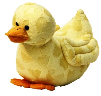 Amardeep And Co Yellow Heart Duck 28cms - ad1120