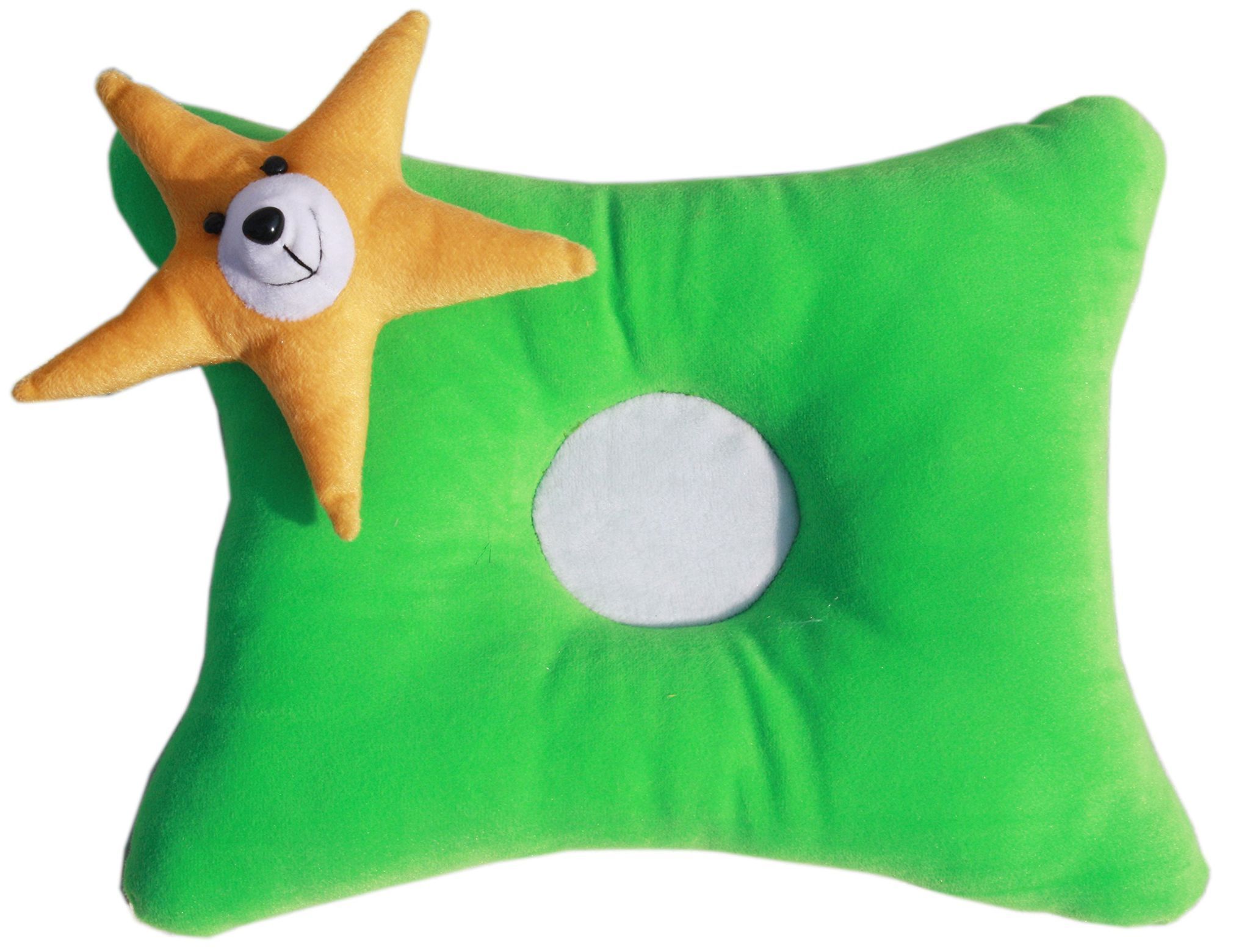 Amardeep Soft Baby Pillow Green 27cms