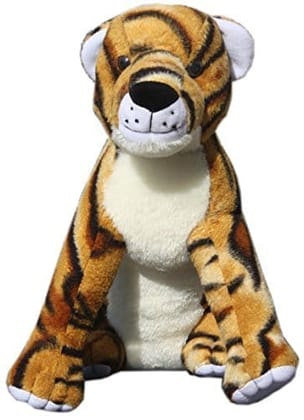 Amardeep And Co Mustard Tiger Soft Toy 25cms - ad1108