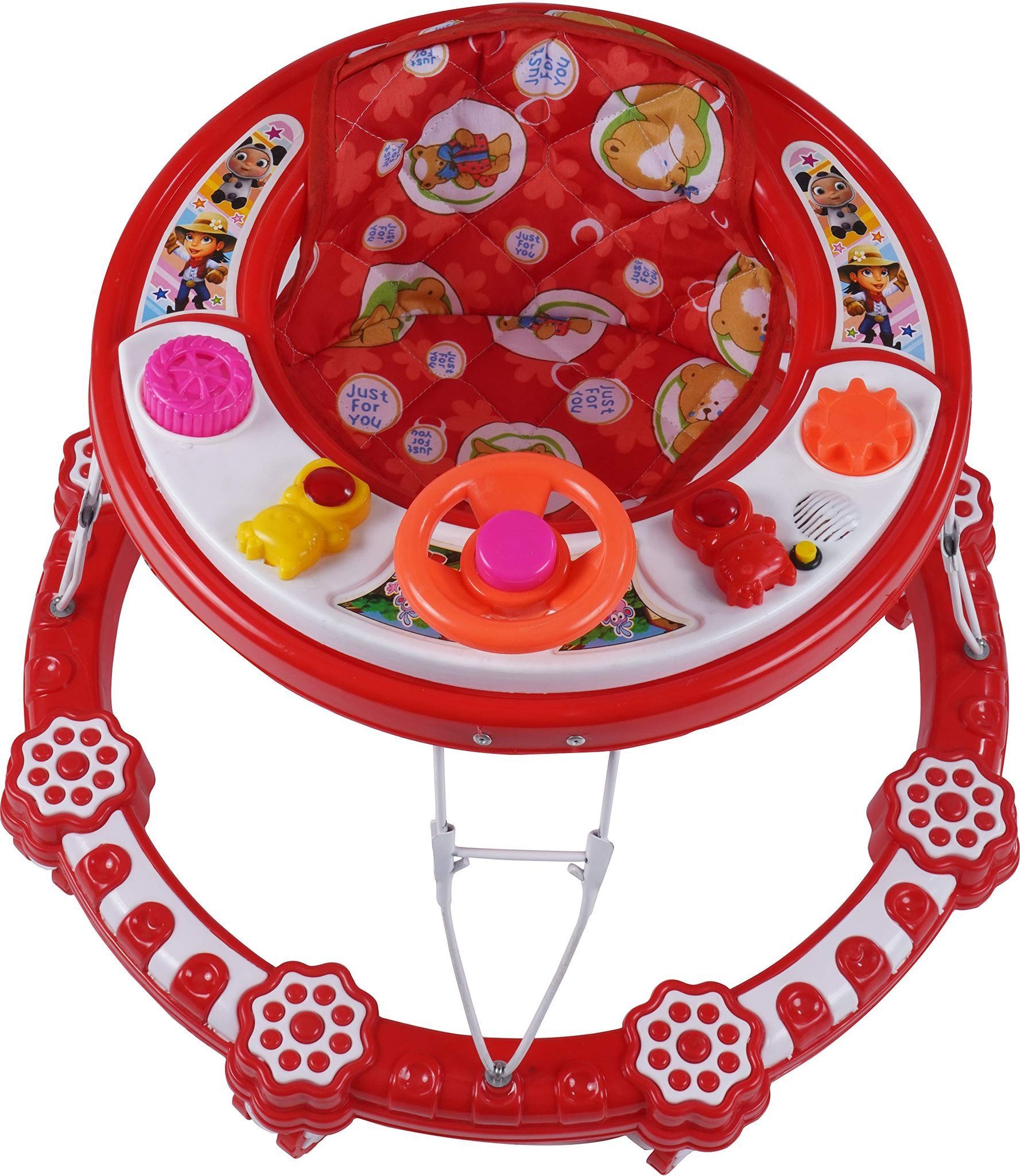 Amardeep and Co Baby Walker 6 to 12 Months Baby (RED)