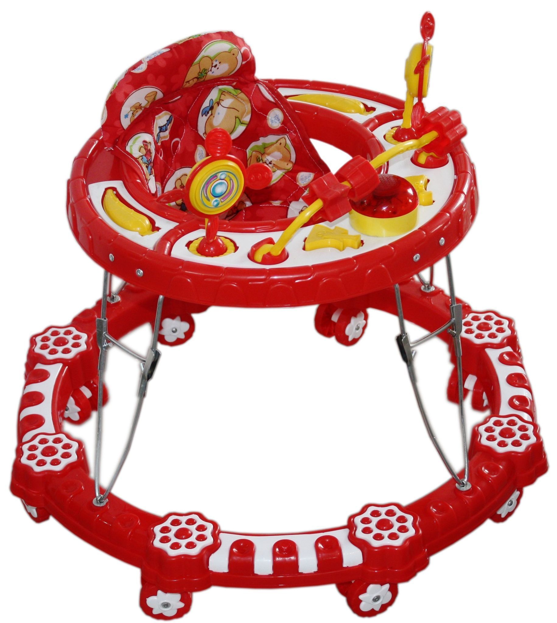 Amardeep and Co Plastic Baby Walker (Red)