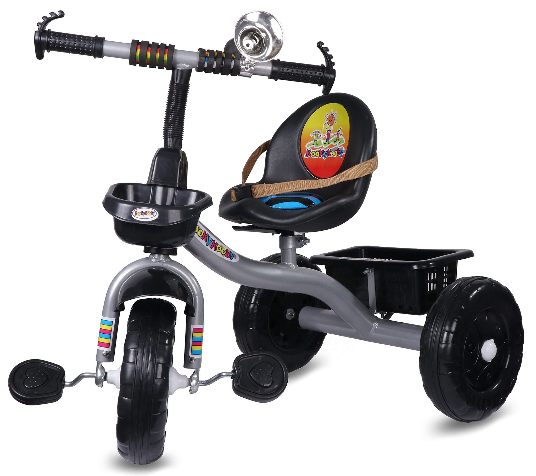 Amardeep and Co Baby Tricycle Junior (Black, 2-5 Years )