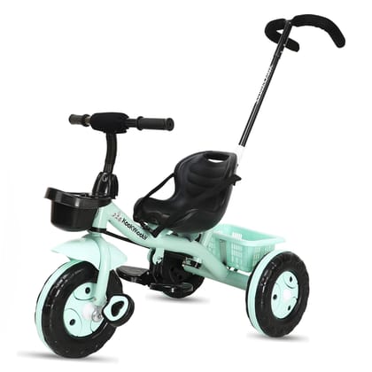 Amardeep and Co Amardeep Plug N Play Kids/Baby Tricycle with Parental Control and Seat Belt for 12 Months to 48 Months Boys/Girls/Carrying Capacity Upto 30kgs (Seablue)