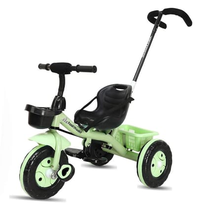 Amardeep Plug N Play Kids/Baby Tricycle with Parental Control and Seat Belt for 12 Months to 48 Months Boys/Girls/Carrying Capacity Upto 30kgs (Green)