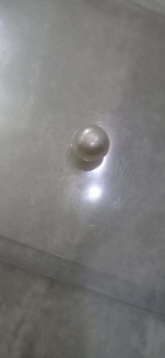 ISO Certified Natural 4.433 Ratti Fresh Water Pearl (Moti) Gemstone