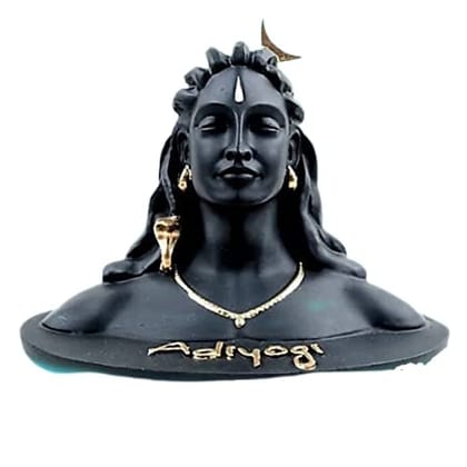 Patwari Arts Adiyogi Shiva Statue, Black Idols for Car Dashboard Decorative, Home, Office Decor Showpiece.