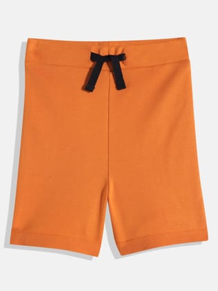 Girls Orange Shorts