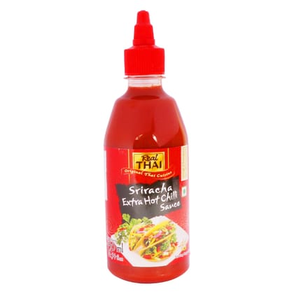 Real Thai Sriracha Extra Hot Chilli Sauce 430 ml Pet Bottle