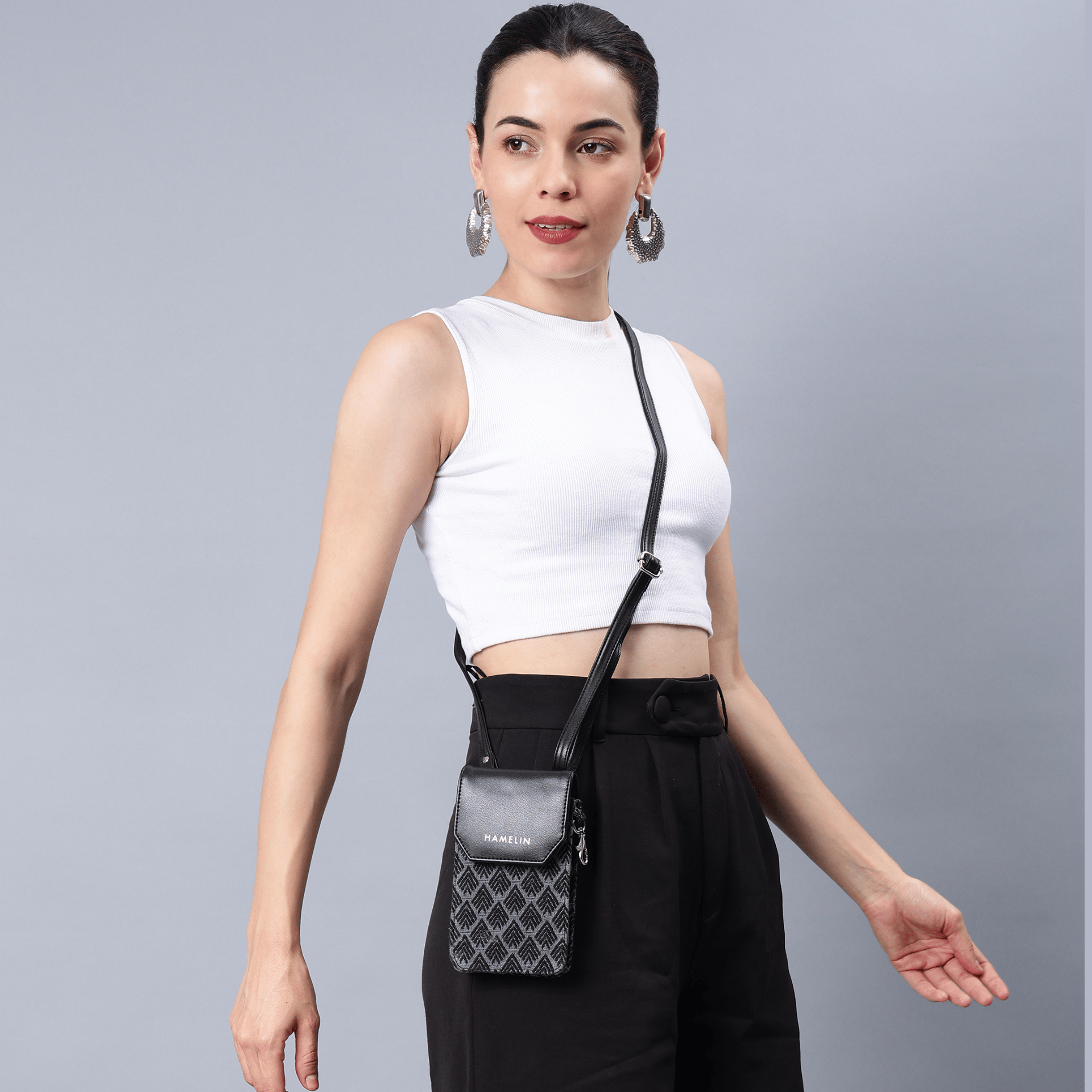 The Mobile Sling Bag (Grey Azul)