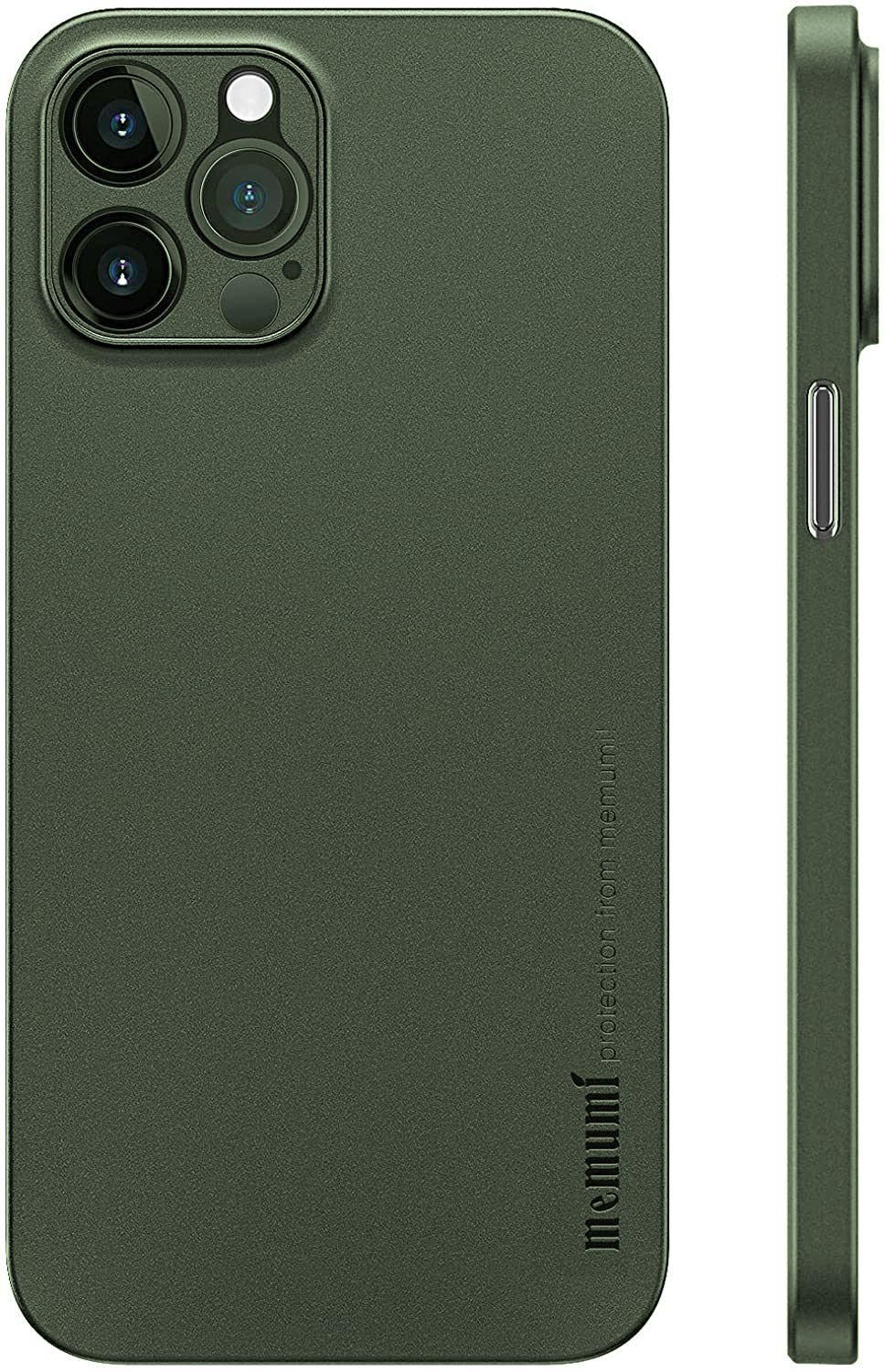 Memumi Slim Series Ultra Thin 0.3mm Back Cover for Apple iPhone 12 Pro - Green (6.1")