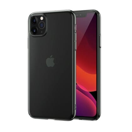 Memumi Brilliant Series Thin Fit Hard Back Cover for Apple 11 Pro Semi Transparent Black (5.8")