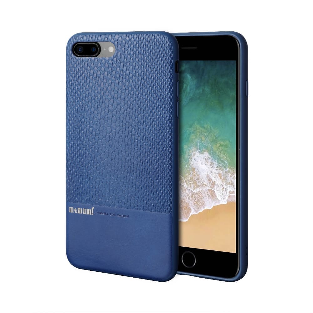 Memumi Heroic Series Back Cover for Apple 7 Plus/8 Plus,  Shockproof - Blue (5.5")