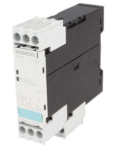 Siemens RELAY 160 - 690V AC 2CO - IP20 MONITORING OF PHASE SEQUENCE- PHASE FAILURE & PHASE IMBALANCE - 3UG45121BR20