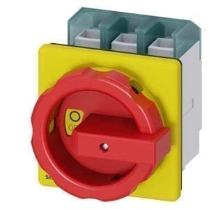 Siemens 3LD28040TK53 - 125A 45KW MAIN ANDEMERGENCY STOP S/W.RED/YELLOW